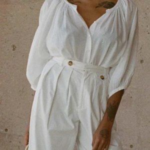 DOEN Grover Pant washed cotton twill, Size 6